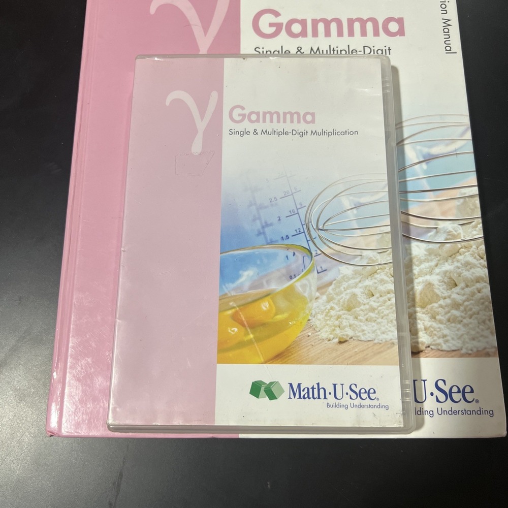 Lot of 10 Math U See Instruction Manual Books & DVDs Gamma/Beta/Delta & More - Picture 15 of 16